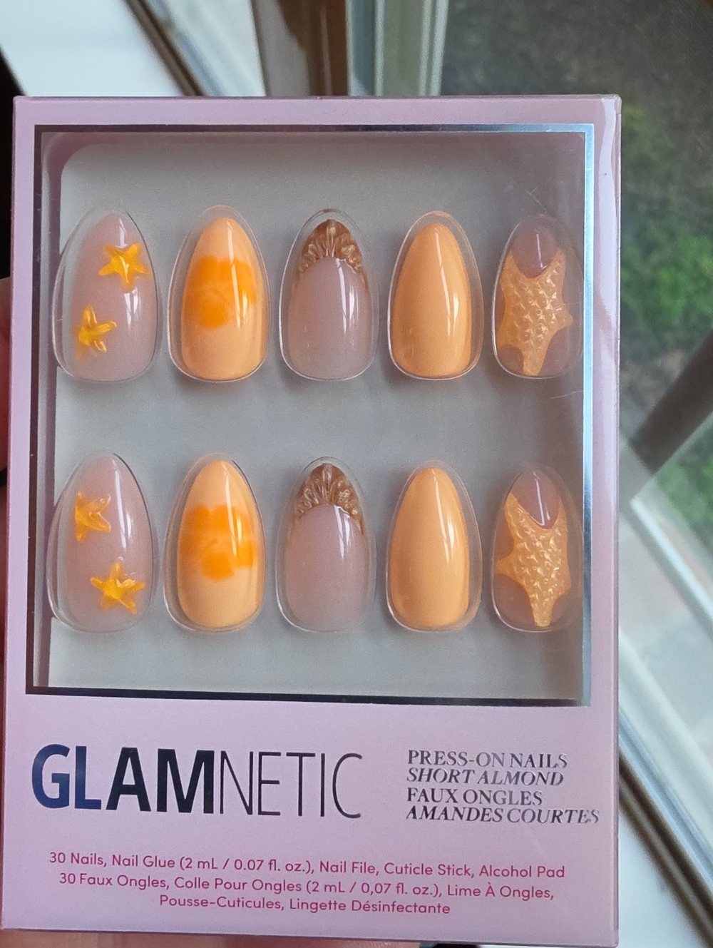 NIB Set Of 4 Glamnetic Press On Nails Beach Vacation Edition + Bonus Box - Picture 3 of 6